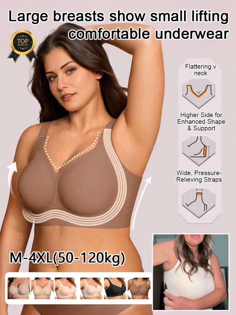Mastectomy Bra Pocket - Беспроводной бюстгальтер с подтяжкой пуш-ап, женское