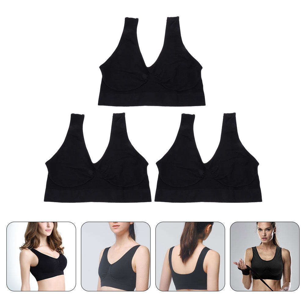 Wirefree Bra Comfort - 3 шт. спортивных бюстгальтеров для йоги