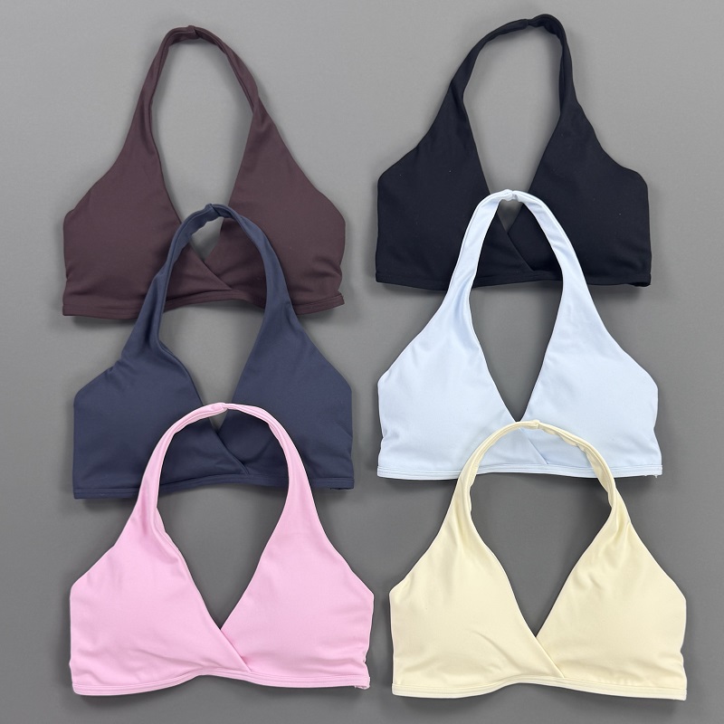 Sports Bra Racerback - Женский спортивный топ с воротником-халтером, спортивный